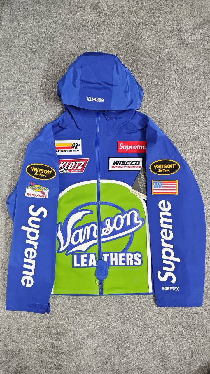 Supreme x Vanson Leathers Blue