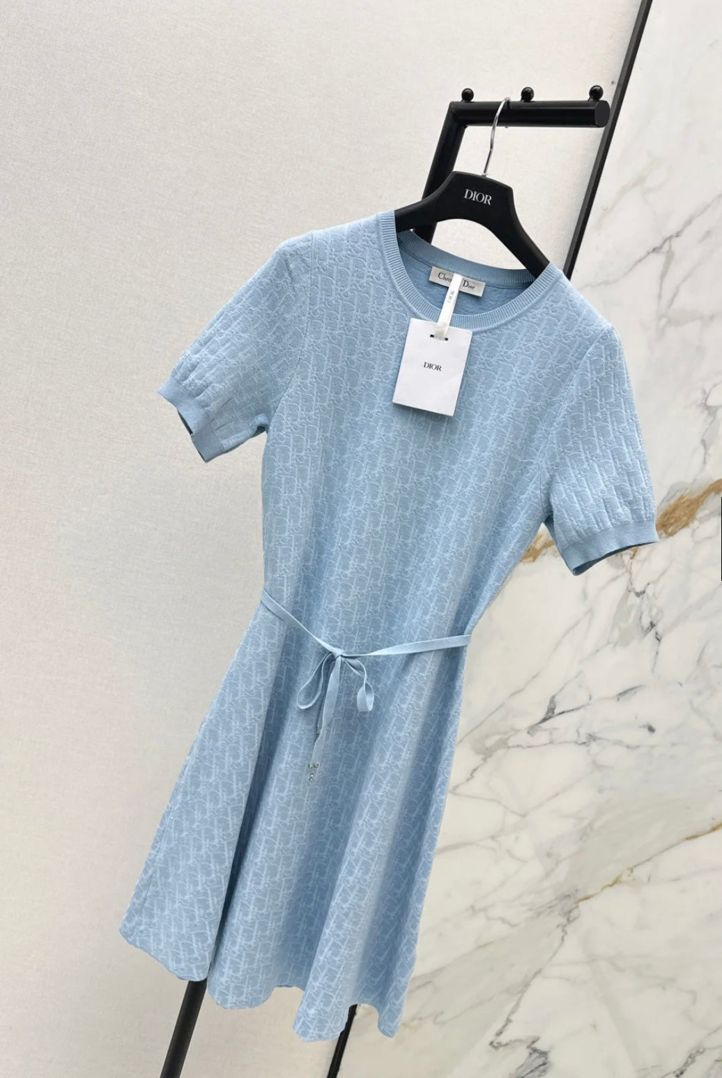 Robe Dior blue ciel Femme