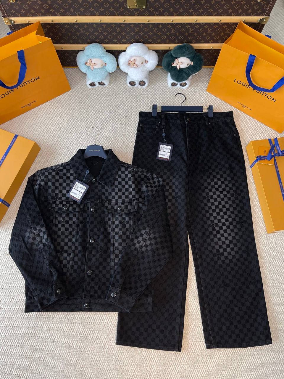 Outfit jean-chemise LV