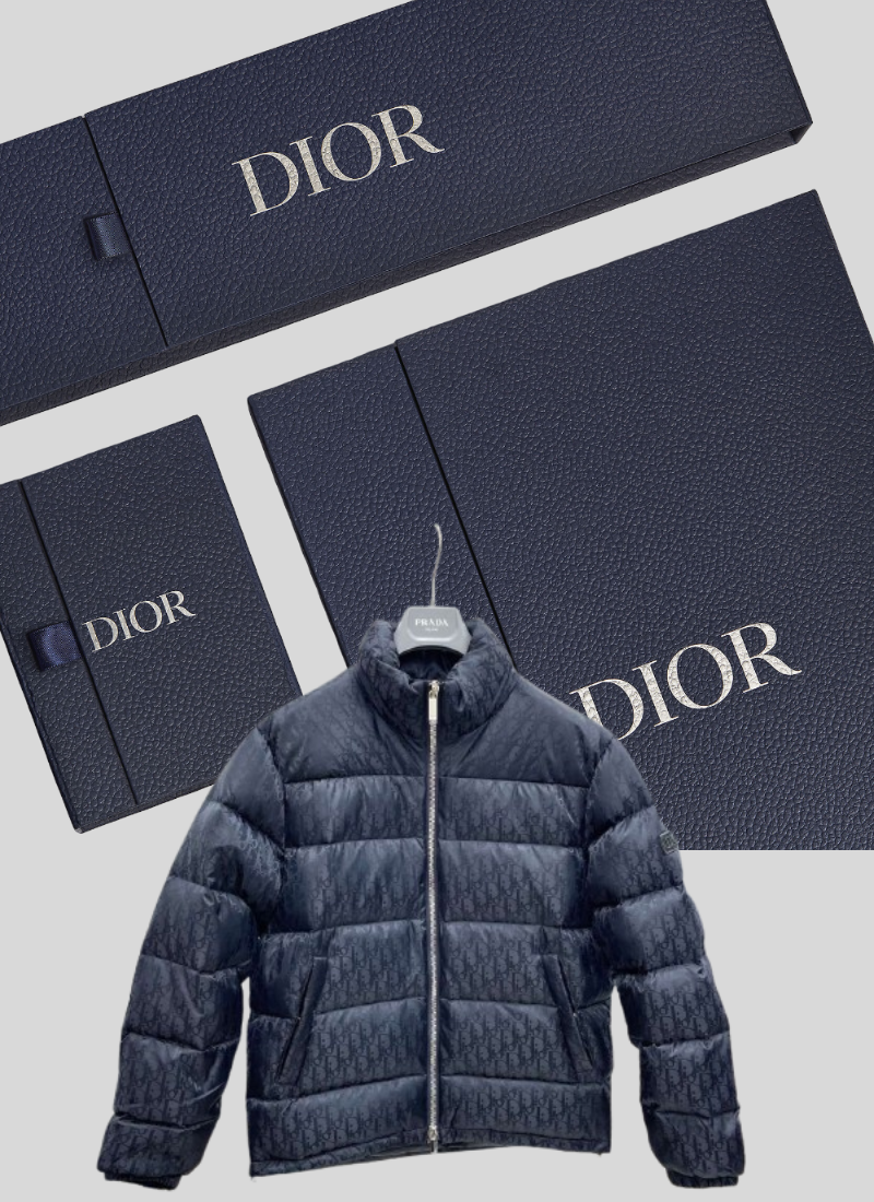 Doudoune D full logo Black